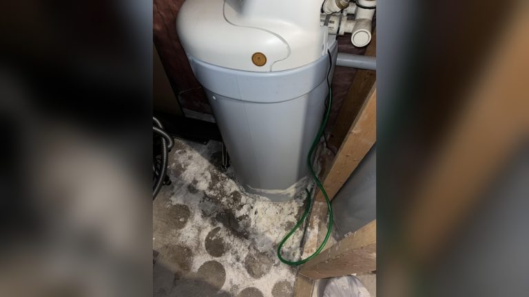Kenmore Water Softener Leaking from Top