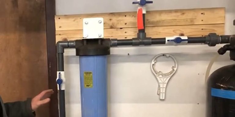 Water Softener Filter Location