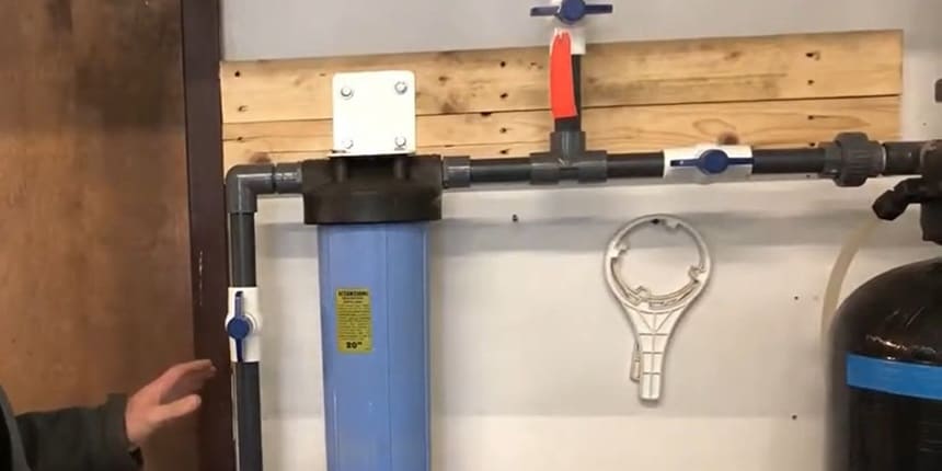 Water Softener Filter Location