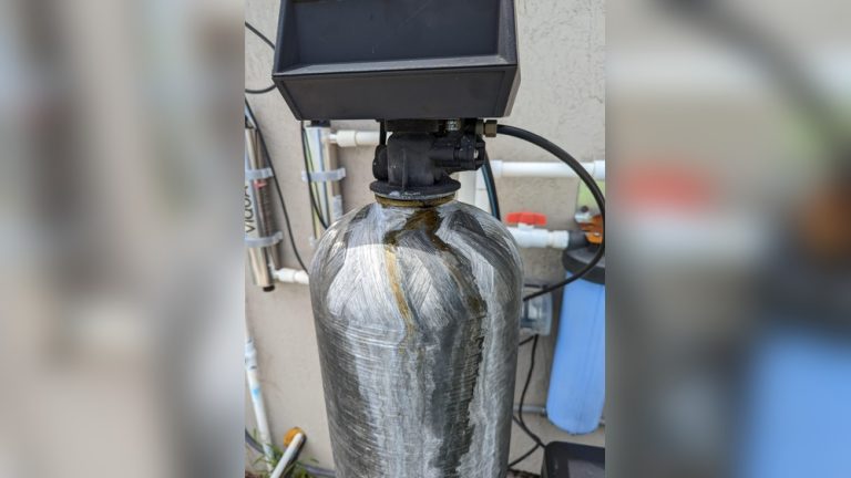 Water Softener Tank Leaking