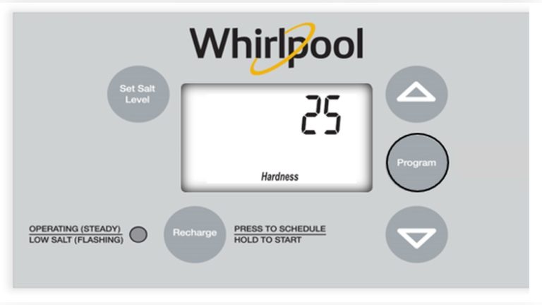 Whirlpool Water Softener Not Recharging