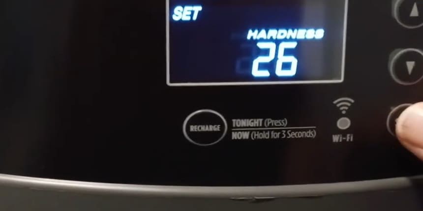 morton water softener setting hardness